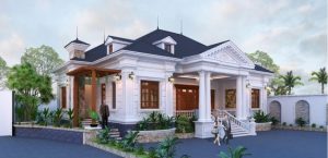 Thiết kế biệt thự 1 tầng đẹp tại Hải Dương 1