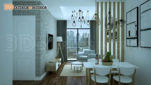 Đẹp ngất ngây mẫu thiết kế nội thất chung cư SHP PLAZA hiện đại