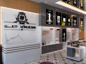 MẪU THIẾT KẾ SHOP MỸ PHẨM HÀN QUỐC HONGIKSKIN TẠI HẢI PHÒNG