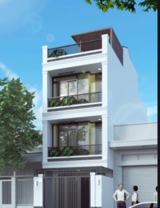 Thiết kế nhà phố mặt tiền tại Nam Định