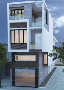 Thiết kế nhà ống hiện đại tại Thái Bình