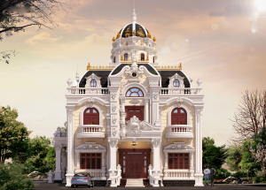 thiết kế biệt thự cổ điển ở Hải Phòng