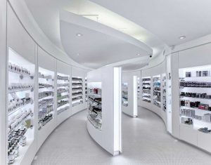 THIẾT KẾ CỬA HÀNG MỸ PHẨM TẠI HẢI PHÒNG