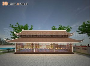 THIẾT KẾ NHÀ HÀNG PHONG CÁCH Á ĐÔNG