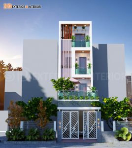 THIẾT KẾ NHÀ LÔ PHỐ ĐẸP TẠI HẢI PHÒNG