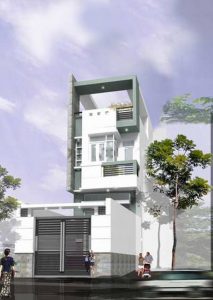 THIẾT KẾ NHÀ PHỐ ĐẸP NHIỀU TẦNG