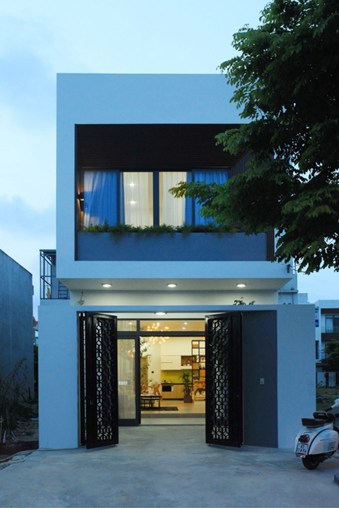 Thiết kế nhà đẹp 2 tầng ở Hà Nội