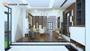 Thiết kế nội thất đại gia đình chị Hậu