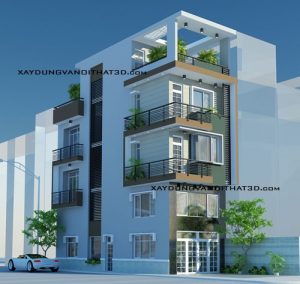 Thiết kế nhà kiểu biệt thự tại Nam Định