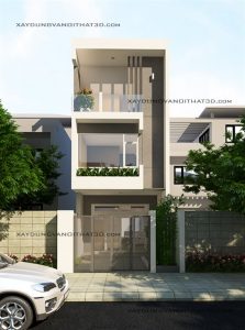 Thiết kế nhà phố đẹp tại Hải Phòng