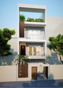 Thiết kế nhà phố hiện đại ở Hải Phòng