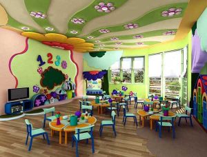 Thiết kế nội thất trường mầm non sao mai chuẩn quốc tế