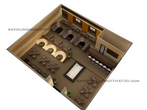 Thiết kế quán cafe tại Quảng Ninh