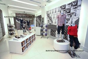 Thiết kế shop thời trang quần áo ở Hà Nội