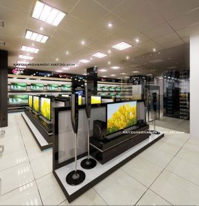 Thiết kế showroom điện tử Hà Nội