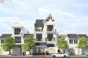 Mẫu biệt thự tân cổ điển 3 tầng đẹp hút mắt tại Quảng Ninh