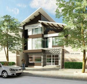 Mẫu nhà đẹp hiện đại và sang trọng ở Hà Nội