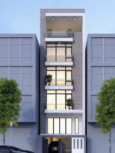 Thiết kế nhà đẹp 6 tầng tại Thái Bình