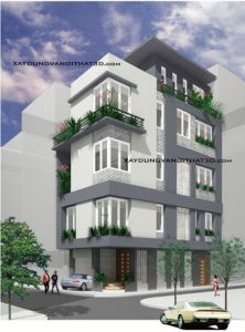 Mẫu nhà phố hiện đại hai mặt tiền đẹp