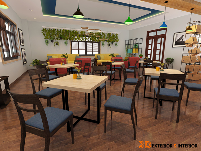 Mẫu thiết kế không gian khu café văn phòng tại Đình Vũ Hải Phòng 3