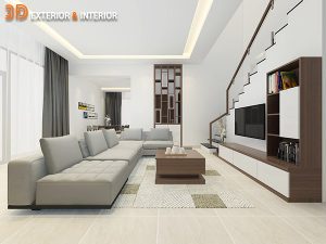 Mẫu thiết kế nội thất nhà phố hiện đại, thoáng đãng