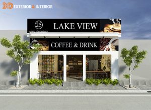 Mẫu thiết kế quán café nhỏ đẹp hiện đại tại Hải Phòng