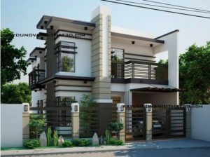 Nhà hiện đại đẹp 2 tầng
