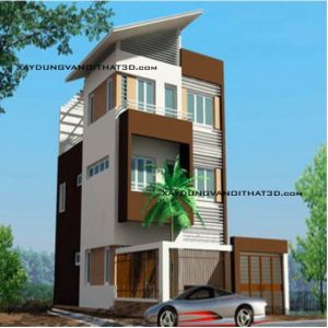 Nhà lô phố 4 tầng đẹp