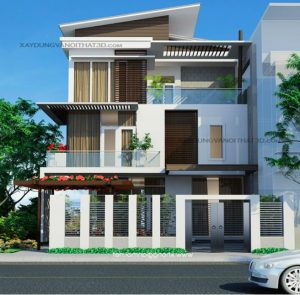 Nhà mặt tiền đẹp 3 tầng