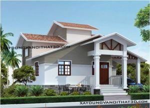 Nhà phố đẹp và tinh tế 1 tầng