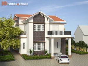 Thiết kế biệt thự hiện đại đẹp đơn giản