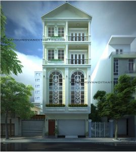 Thiết kế kiến trúc biệt thự mini Hải Phòng