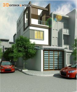 Thiết kế kiến trúc nhà phố 3 tầng hiện đại tại Hải Phòng