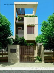 Thiết kế kiến trúc nhà phố Hải Phòng