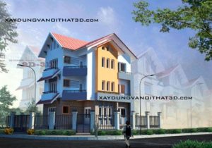 Thiết kế nhà biệt thự sang trọng ở Nghệ An