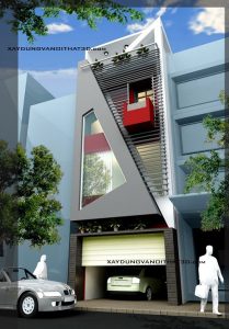 Thiết kế nhà ống xinh tại Hà Nội