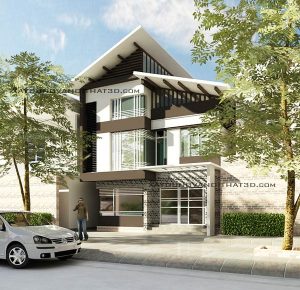 Thiết kế nhà phố hiện đại tại Hà Nội