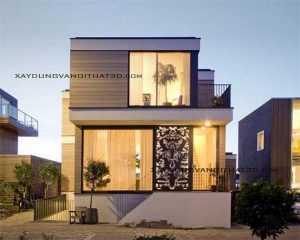 Thiết kế nhà phố 2 tầng tại Hải Phòng