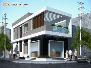 Thiết kế nhà lô phố 2 tầng đẹp hiện đại