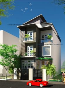 Thiết kế nhà ống đẹp ở Bắc Ninh