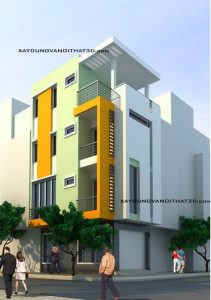 Thiết kế nhà phố hiện đại tại Nghệ An