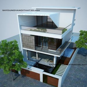 Thiết kế nhà biệt thự sang trọng tại Hà Nội