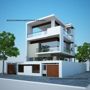 Thiết kế nhà biệt thự hiện đại ở Hưng Yên