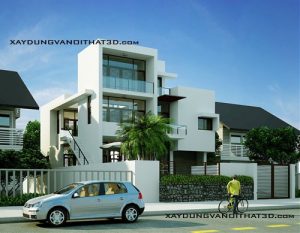 Thiết kế nhà biệt thự sang trọng tại Nam Định