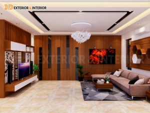 Thiết kế nội thất biệt thự 3 tầng sang trọng tại Hải Dương