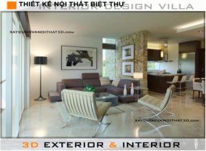 Thiết kế nội thất biệt thự
