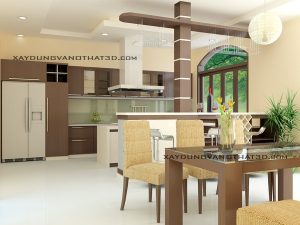 Thiết kế thi công nội thất gia đình anh Quân ở Hà Nội