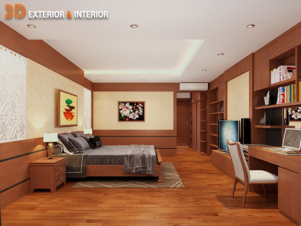 Thiết kế nội thất nhà phố hiện đại, sang trọng từ gỗ công nghiệp cao cấp 5