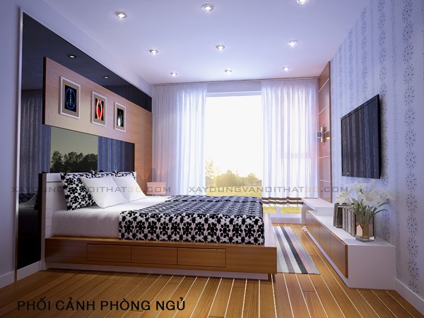 Thiết kế thi công nội thất chung cư cao cấp Green Bay 5