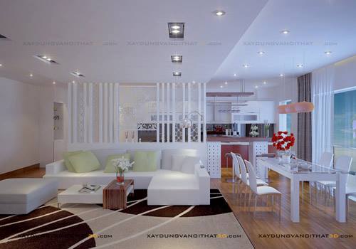 Thiết kế thi công nội thất chung cư cao cấp ở Hải Phòng